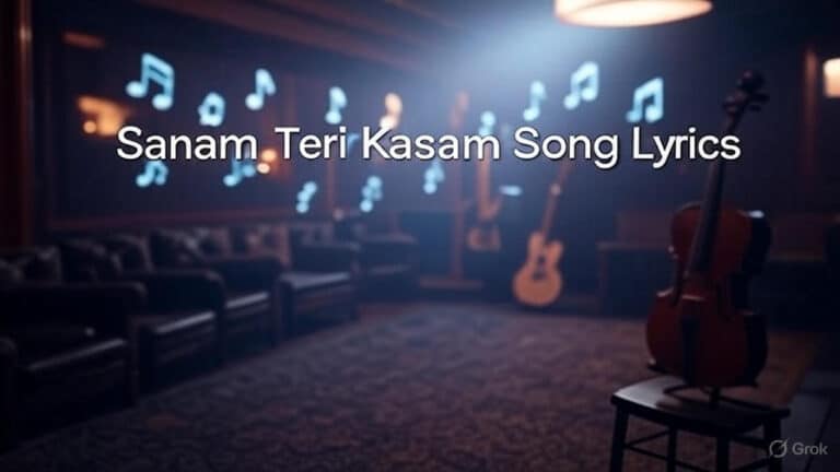 Sanam Teri Kasam Song Lyrics